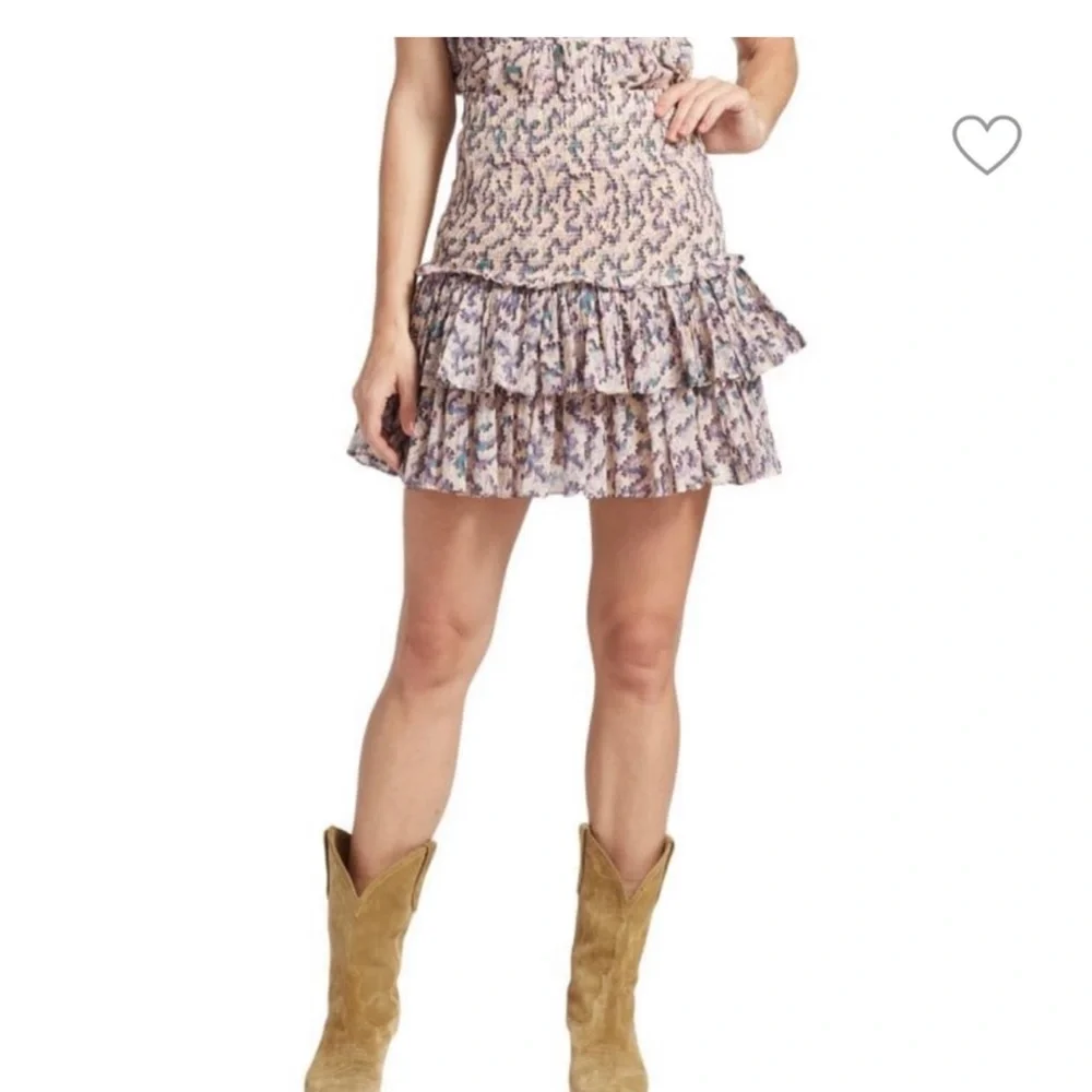 Isabel Marant Smocked Mini Skirt - Picture 2 of 5